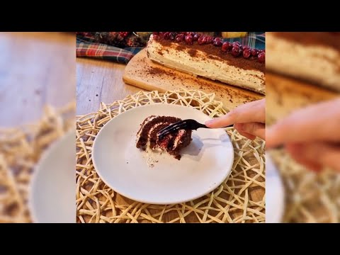 Amazing chocolate-cherry roll 🍒