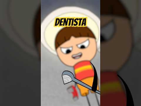 Indo ao dentista 😫 #humor #desenho #comedia #dentista #desenhoanimado #animação #cartoon