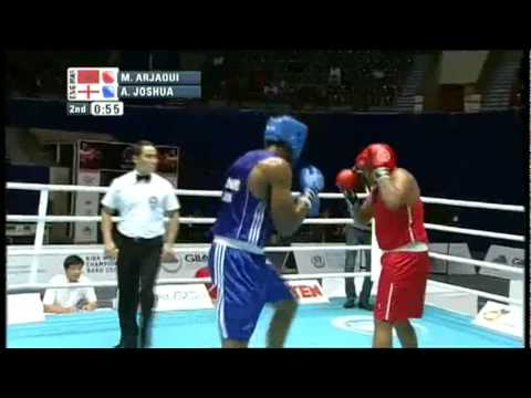 Super Heavy (+91kg) R16- Arjaoui Mohammed (MAR) VS Joshua Anthony (ENG) -2011 AIBA World Champs