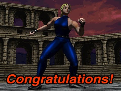 Virtua Fighter 2 Arcade (Hardest Difficulty) Sarah Playthrough