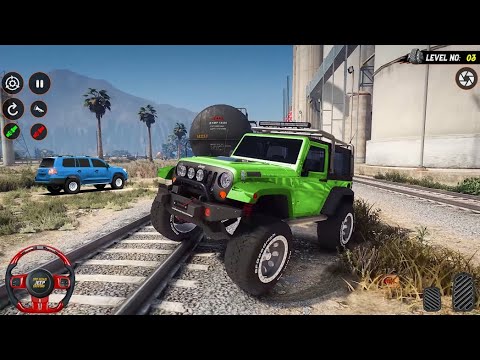 Offroad Jeep Driving Simulator - Luxury SUV 4x4 Spintimes Mud Hill Driver - Android GamePlay