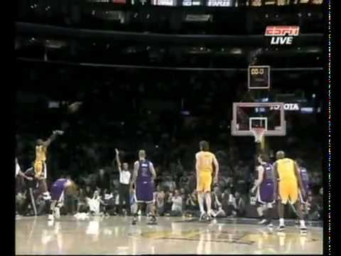 Kobe Bryant hits game winner! [VIDEO 2] 1/1/10 - Lakers vs Kings January 1st NEW YEARS DAY