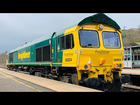 Freightliner 66604 At Meadowhall From Leeds Balm Rd Loco (Fhh) To Hope (Earles Sidings) Fhh