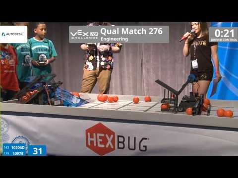 VEX Worlds 2016 - VEXIQ Elementary School - Engineering - Qual 276 (10506D 10978) 73