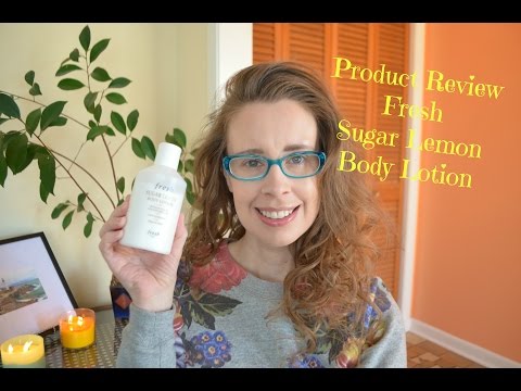 Review of the Fresh Sugar Lemon Body Lotion