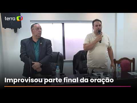 Vereador esquece ‘Pai Nosso’ e improvisa durante sessão em cidade de Pernambuco