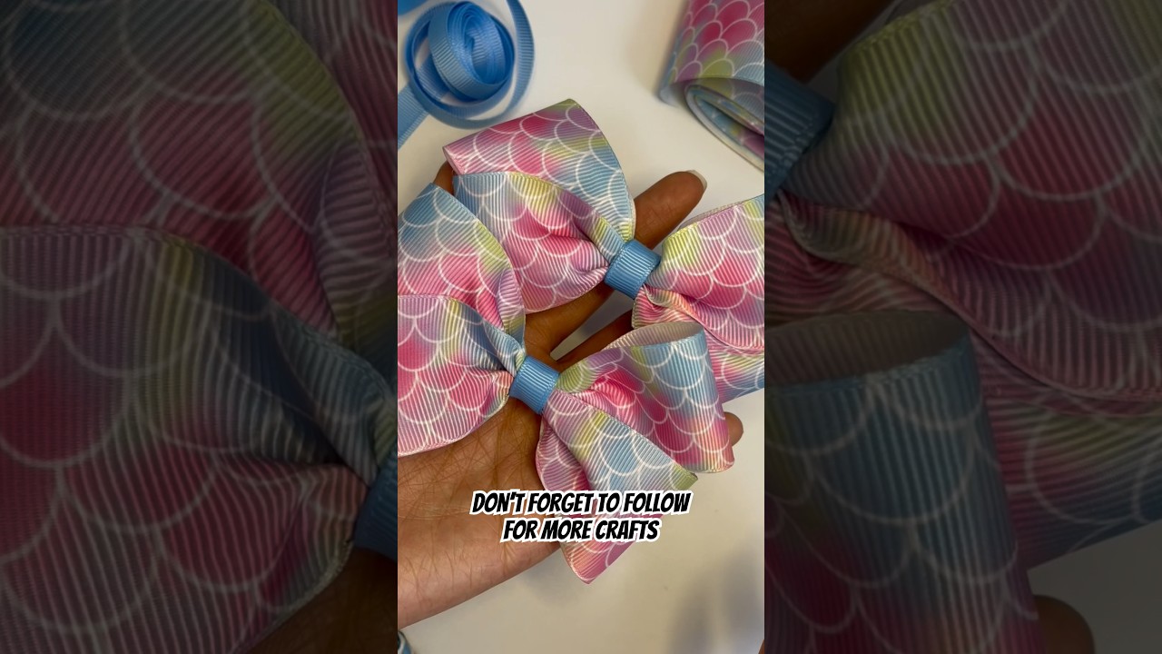 Part 4 | Easy Hair Bow Tutorial  #hairbowtutorial #moñosdeliston #hairbowmaking #ribbon #hairbow