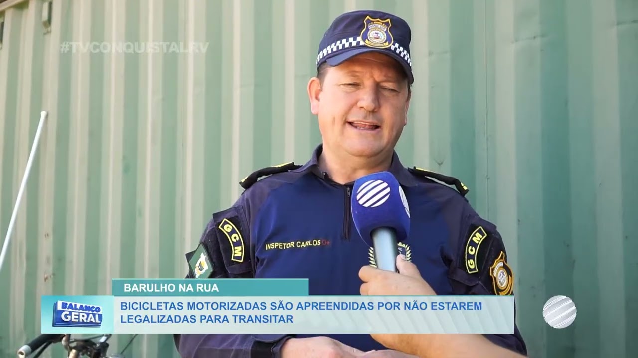 Guarda Civil apreende bicicletas motorizadas em Lucas do Rio Verde | Fiscalização surpreende