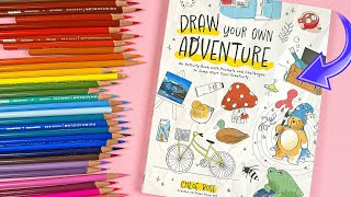 I Tested an ADVENTUROUS Drawing Book... *this was SO interesting*