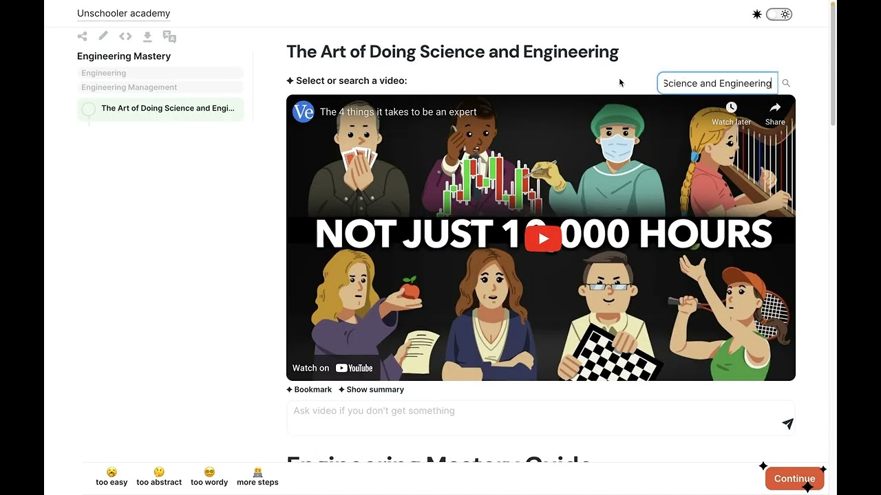 How to create AI course from PDF