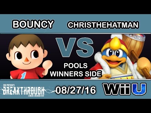 2GG: Breakthrough - Bouncy (Villager) Vs. ChrisTheHatMan (King Dedede) Pools - Smash Wii U