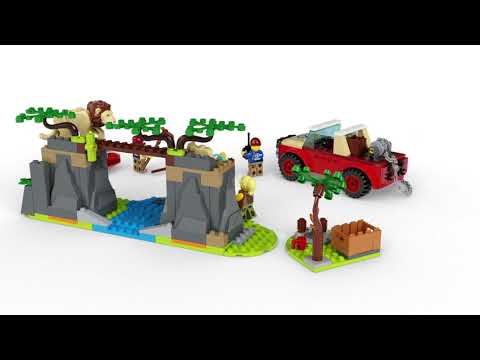 Конструктор LEGO City «Спасательный внедорожник для зверей» 60301 / 157 деталей