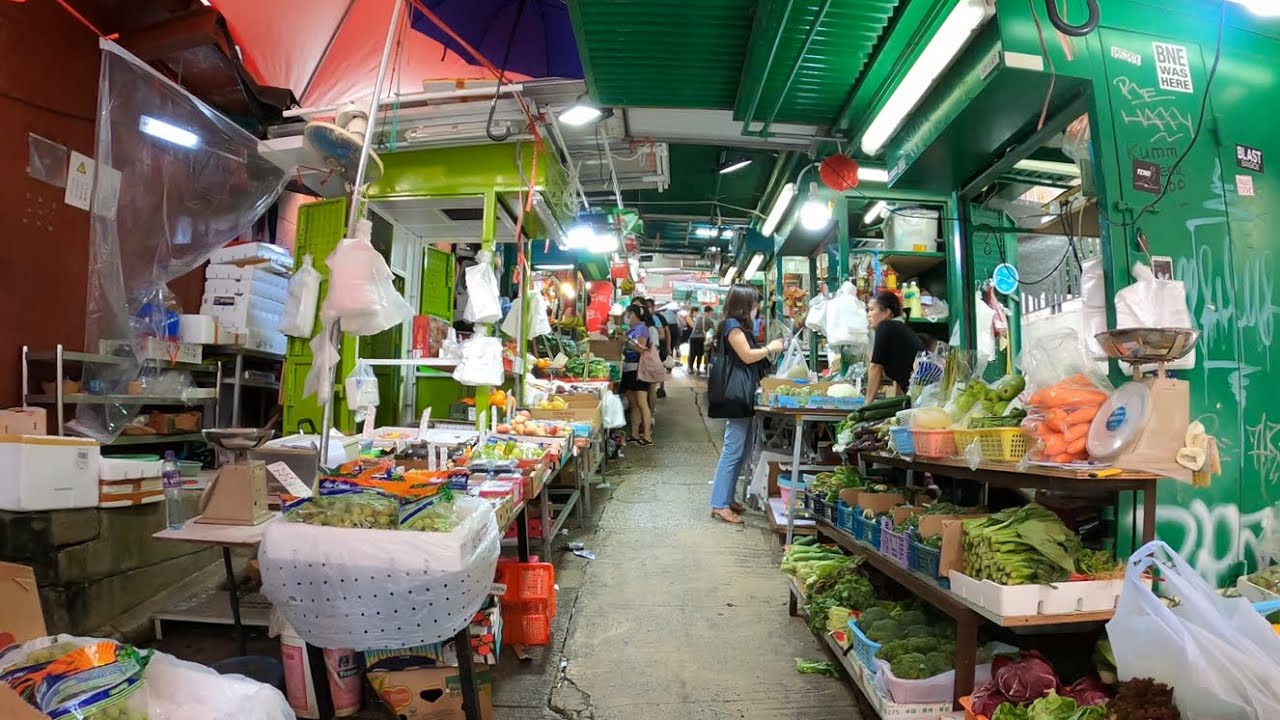 Walk through Graham Street Market packed with fresh local goods.