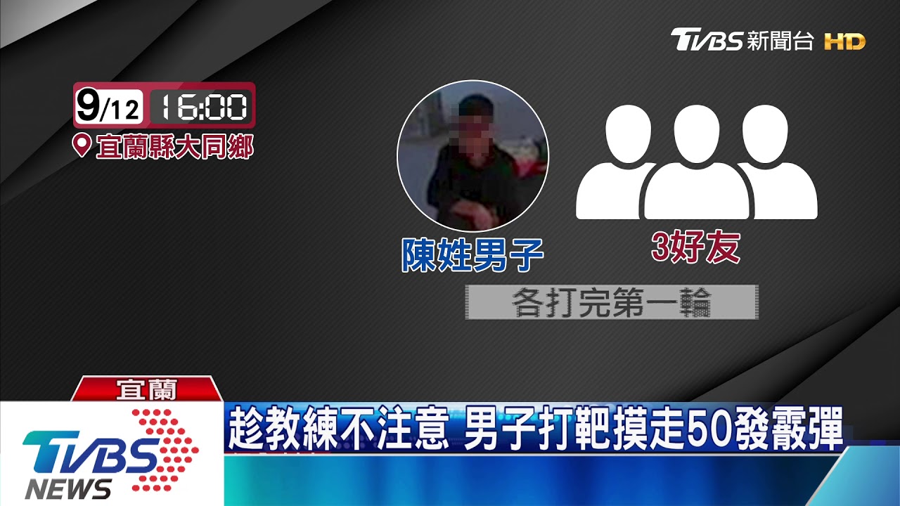 趁教練不注意　男子打靶摸走50發霰彈