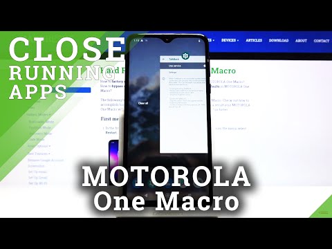 How to Turn Off Background Apps in MOTOROLA One Macro – Close Running Apps