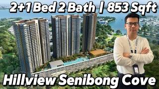 Hillview Senibong Cove 2+1 Bed 2 Bath Walkthrough | Waterfront Living