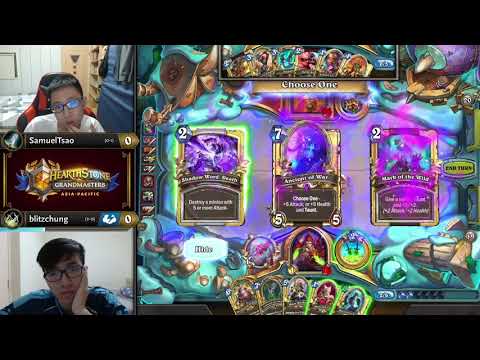 SamuelTsao vs blitzchung - Division B - Hearthstone Grandmasters Asia-Pacific 2020 Season 1 - Week 5