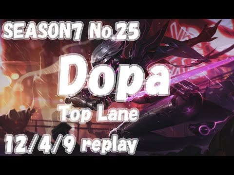Dopa Fiora vs Malphite replay KR LOL Challenger