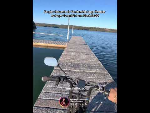 Pier flutuante do Condomínio Lago Premier no Lago Corumbá 4 em Alexânia/GO