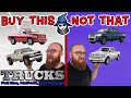 The CAR WIZARD Shares The Top Full Size 1 2 Ton Gas TRUCKS TO Buy NOT To Buy