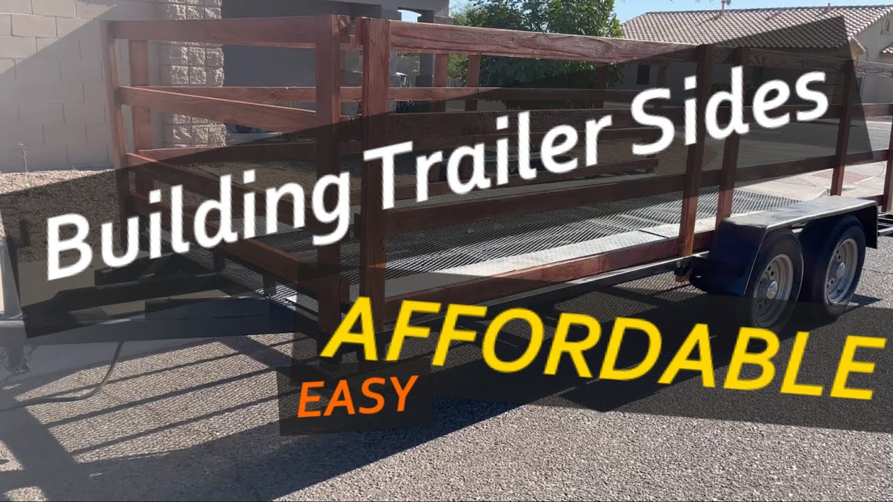 Removable Sides for a Trailer