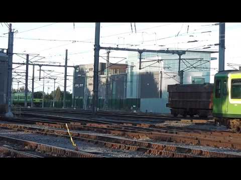 IE class 071 (075) + Tara Mines - Fairview Dart Depot, Dublin