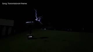 Transmissions64 Theme by Toggle on a Tesla Coil (c64)