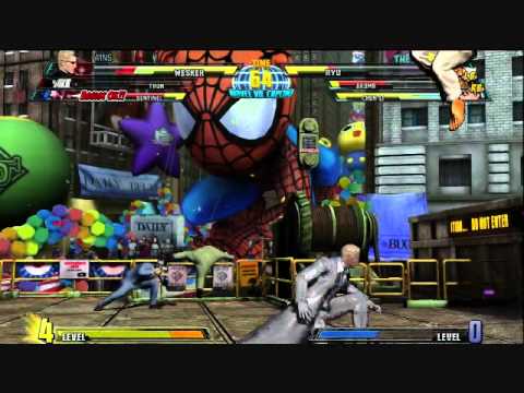 MvC 3 Loser Finals - Matt (Tron, Sentinel, Wesker) vs. Stan (Ryu, Chun-Li, Akuma)