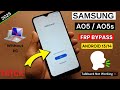 Samsung Galaxy A05 A05s Frp Bypass Android 13 14 Without Pc Google Account Unlock 2025