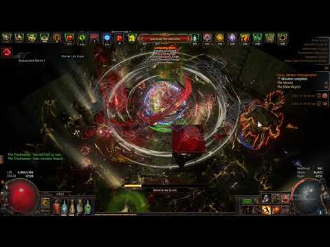 Path of Exile 3.14 : Slayer Chainbreaker Cyclone 300% Mspeed map run showcase