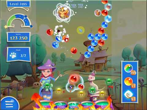 Bubble Witch 2 Saga Level 3185 with no booster