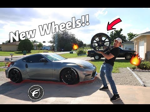 New Wheels For The 370z ARRIVED!!! *FORGESTAR CF5Vs*