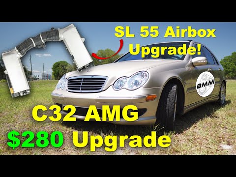 C32 AMG to SL55 $280 Airbox Upgrade Install