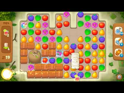 Gardenscapes Area 9 Day 1 Level 1924 - No Boosters Or Hacks