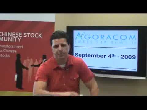 AGORACOM Small Cap TV - September 4, 2009