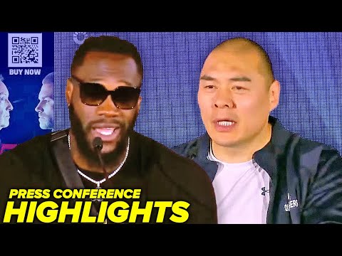 Deontay Wilder vs Zhilei Zhang • Final Press Conference Highlights & Face Off Video