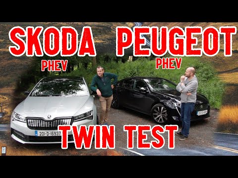 Skoda Superb PHEV V Peugeot 508 PHEV Twin test with Nobby on Cars