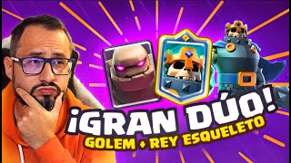 EL GRAN DÚO! GOLEM + REY ESQUELETO | Clash Royale - Deck Guide by MalcaideCR