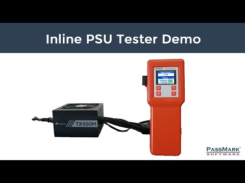 PassMark Inline PSU Tester - Overview and Demonstration