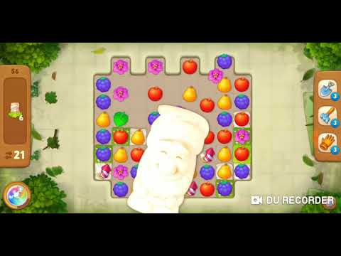 Gardenscapes level 56 walkthrough