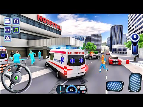 Ambulance Rescue City Driving 3D - 911 US Ambulance Rescue Emergency Van Simulator! Android gameplay
