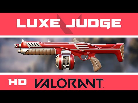 Luxe Judge VALORANT Skin | HD Skins Showcase