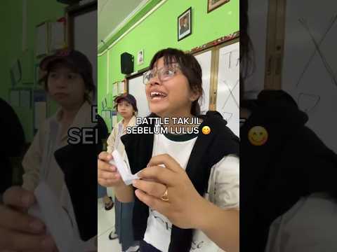 BATTLE TAKJIL IS BAAACKKKK!!! #ramadhan #sekolah #takjil #kelas