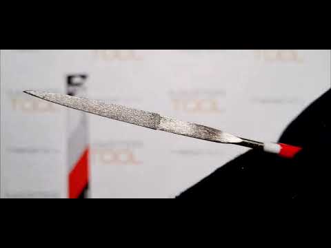 Надфіль алмазний YATO півкруглий, l= 140/50 мм, b= 3 мм [120/1200]