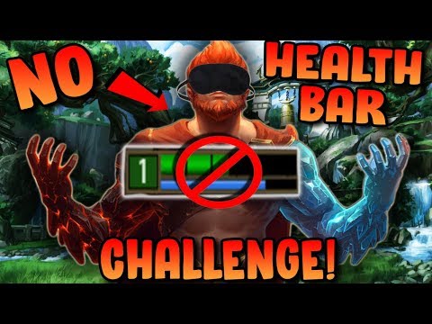 NO HEALTH BAR CHALLENGE! DISABLED HUD IN RANKED DUEL! - Masters Ranked Duel - SMITE