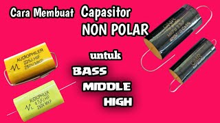 Download lagu How to make a NON-POLAR CAPACITOR for BASS, MIDDLE and HIGH speakers mp3
