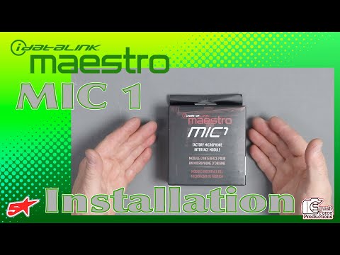 iDatalink Maestro Mic 1 install