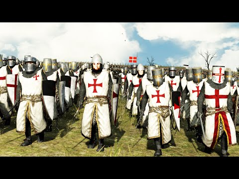 Crusaders VS Ottoman Empire | 17,000 Units | Cinematic Battle | Total War Medieval Kingdoms 1212 AD