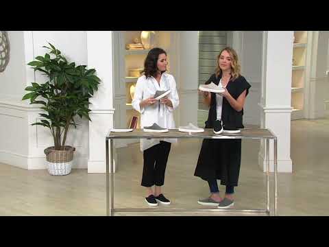 Skechers Perforated Open Back Mules - Vaso Mitad on QVC