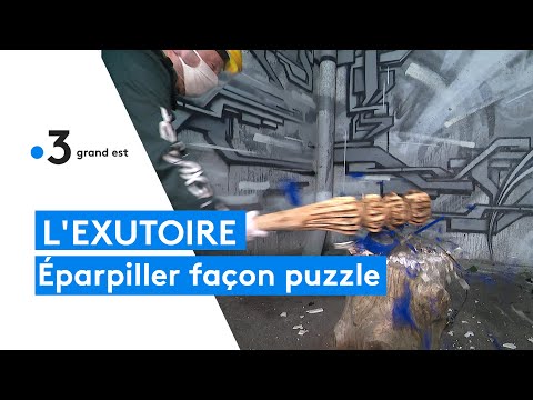 L'Exutoire in Ennery, a place to let off steam and smash things up